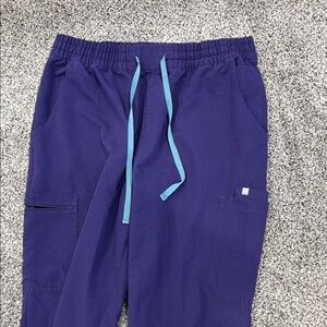 Figs Purple Pulse Relaxed Uman jogger Scrub pants